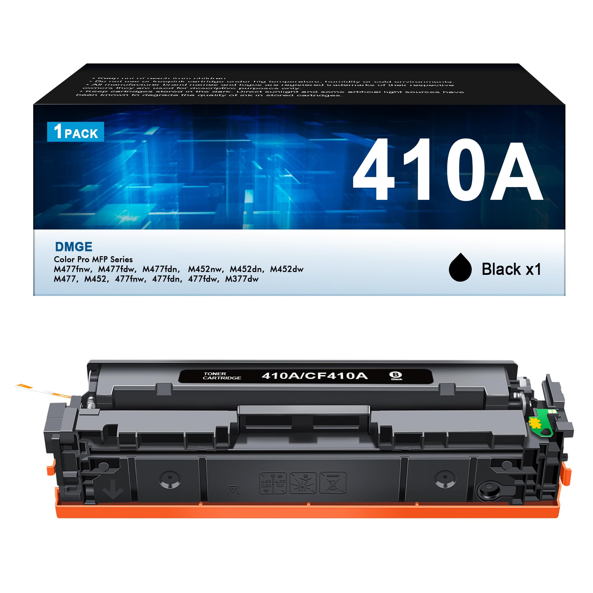 Cartuchos De Toner Dmge 410x Pretos 2300 Páginas - Hp 410a Compat