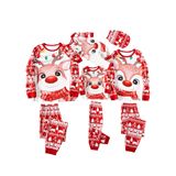 Pijamas Patpat Family Christmas Matching Sets Red Elk 3-4 Anos