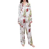 Conjunto De Pijama Gplno Christmas Y2k Nutcracker Feminino Branco