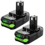 Bateria De Substituição Powtree 18v 3800mah Para Ryobi 18v