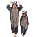 Pijama Deley Raccoon, Macacão Para Fantasia De Halloween Para Adultos