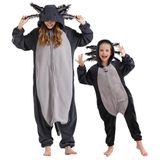 Pijama De Macacão Deley Axolotl, Unissex, Traje De Halloween, Cinza