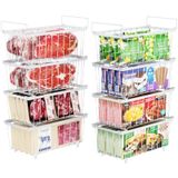 Caixas Organizadoras Chest Freezer Ispecle, Pacote Com 8, 7 Pés Cúbicos