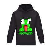 Moletom Com Capuz Taole Kiding Boys, Moda Infantil, 8-9 Anos, Preto, 100% Algodão