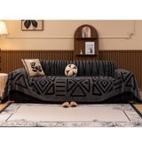 Capa De Sofá Handontime Dark Grey Shu Velveteen 180x380cm