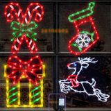 Decorações De Natal Pytopkto Window Silhouette Lights X4