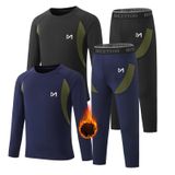 Conjunto De Roupa Íntima Térmica Meetyoo Para Crianças E Meninos, 4 Peças De Inverno