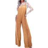 Macacão Jeans Chartou Feminino Com Alças Ajustáveis