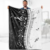 Cobertor Aimego Music Note Piano Keys 100% Poliéster 60x80cm