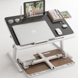Mesa Para Laptop, Mesas De Colo Ajustáveis Jibanie, Bandejas De Cama Pretas