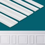 Trilho De Cadeira Leve Coengwui Para Moldagem De Parede 3m X 6cm