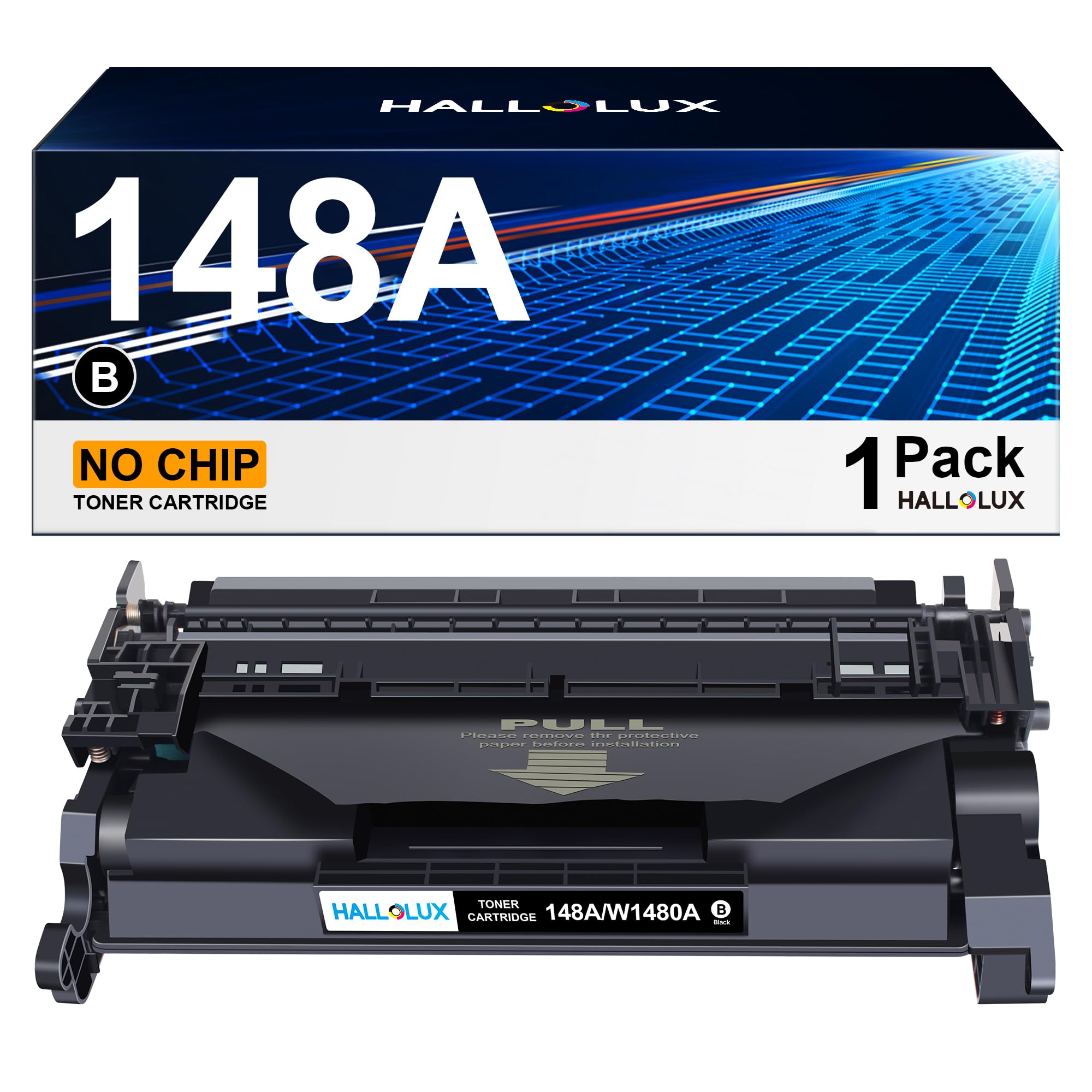 Substituição Do Cartucho De Toner Hallolux 148a Para Hp Laserjet Pro