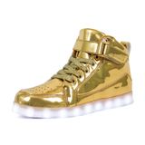 Sapatos Led Igxx Light Up, Moda Infantil, Cano Alto