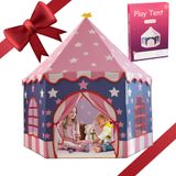 Barraca De Jogos Para Crianças Ttloj Princess Castle Design Age 3-8 Rosa