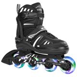 Patins Em Linha Metroller Ajustáveis Para Crianças, Jovens E Adultos