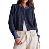 Casaco De Lã Recortado Loveimgs Womens Knit Color Block