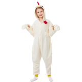 Pijama De Frango Infantil Costume Canasour 5t Para Meninas (4-6 Anos)