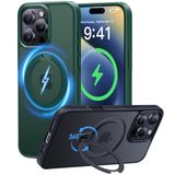 Capa De Telefone Casekoo Para Iphone 16 Pro Max Com Suporte Verde