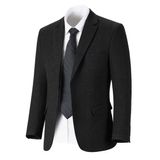Jaqueta Fxzpiodi Retro Tweed Herringbone Slim Fit Brown M