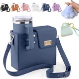 Bolsa De Armazenamento Crossbody Water Cup Kascool Outdoor Portable Blue