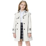 Casaco Impermeável Betusline Girls De Peito Duplo À Prova De Vento 4-5t