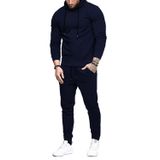 Conjunto De 2 Peças De Agasalho Masculino Uni Clau, Azul, Tamanho M