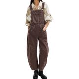 Macacão Jeans Feminino Chartou, Jeans Largos, Y2k