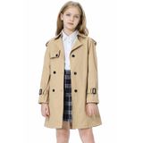 Casaco Impermeável Betusline Girls De Peito Duplo À Prova De Vento 4-5t