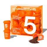 Café Gelado Instantâneo Saturnbird Dark Roast 24 Porções
