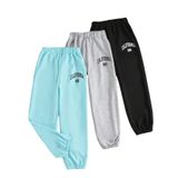 Conjunto De 3 Calças De Moletom Femininas Shenhe, Cintura Elástica, Perna Reta