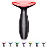 Massageador Facial Elishine Massageador Facial De Pescoço De 7 Cores Com Produtos Térmicos