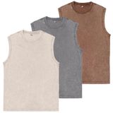 Camisetas Sem Mangas Snowelve Workout, Camisetas Masculinas, Pacote Com 3