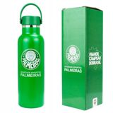 Garrafa Térmica Alça Rosqueável 500ml - Palmeiras