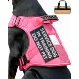Arnês De Serviço Para Cães Pawistapal Pink Para Raças Grandes