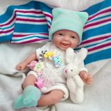Mini Bebê De Silicone Myrebaby Lucy, Menina De Corpo Inteiro De 7 Cm Com Acesso