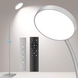 Luminária De Chão Lanonany Led Com Altura Ajustável Prata