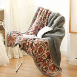 Manta Ukeler Floral Sherpa Queen Size 200x230cm