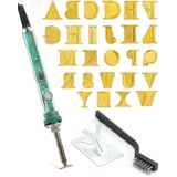 Kit De Letras Alfabéticas A Lenha Da Marca Arokimi