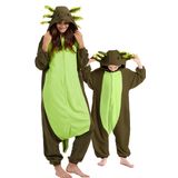 Pijama Unissex Para Adultos Costume Deley Green Axolotl