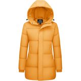 Jaqueta Acolchoada Feminina Magcomsen De Inverno Com Capuz Ginger Xl