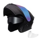 Capacete De Motocicleta Jqf Gear Modular Flip Up Full Face Adult