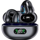 Fones De Ouvido Sem Fio Aurotlu Open Ear Clip Bluetooth 5.3 Com Microfone