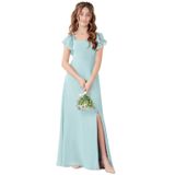 Vestido De Dama De Honra Jirocum Jr001 Para Meninas Em Chiffon De Casamento