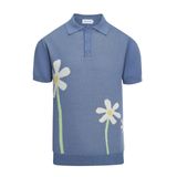 Camisa Polo Oxknit Masculina Casual Dos Anos 60, Estilo Moderno, Grande E Alta