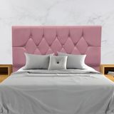 Cabeceira Cama Box Estofada Queen Size 160 Cm Suede Isabela