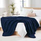 Cobertor De Malha Chunky Throw L&#39;agraty 100% Chenile Tricotado À Mão