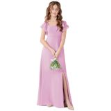 Vestido De Dama De Honra Jirocum Chiffon Para Adolescentes Juniores Jr001