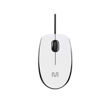 Mouse Com Fio Mf400 Clique Silencioso Conexao Usb 1200dpi Cabo De 180cm 3 Bot??es - Branco - Mo389