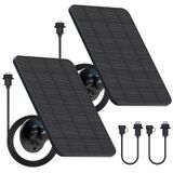 Carregador De Painel Solar 4w Com Bateria Para Câmera Externa Blink