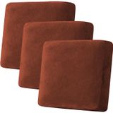 Capa De Almofada H.versailtex Velvet Stretch Para Sofá Xl Rust